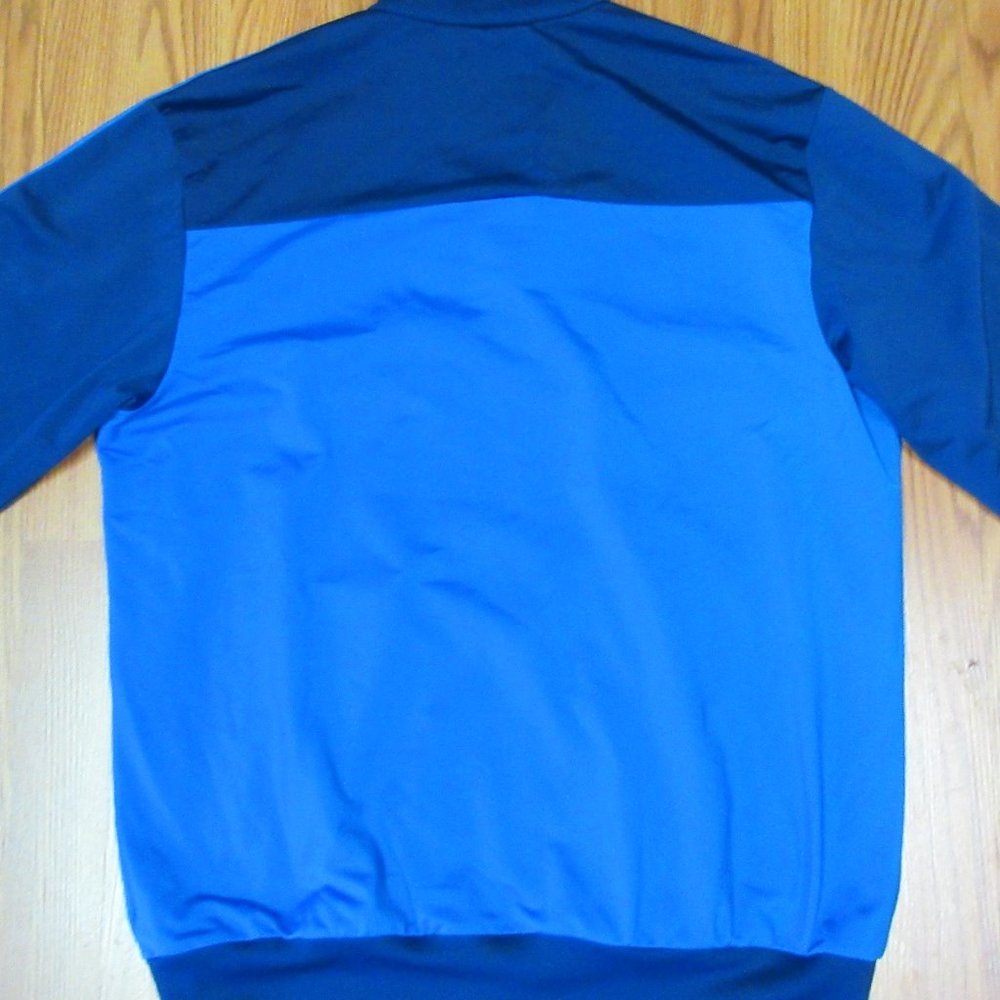 ADIDAS Mens POLYESTER TRACK JACKET NAVY, BLUE - Picture 6 of 6
